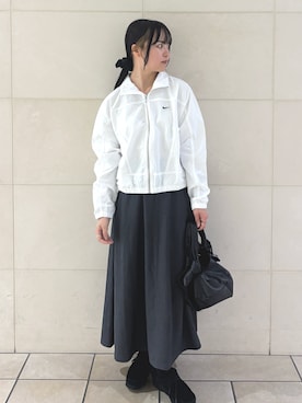 「アイテム（ブルゾン）」を使った、chihiroさん（骨格ナチュラル・レディース・153cm）の秋コーディネート