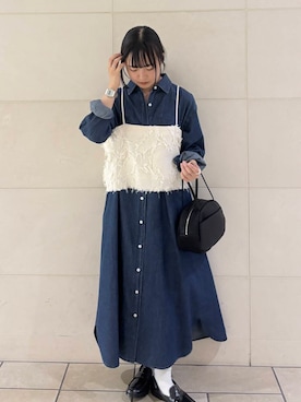 「newarrival」｜「アイテム（ワンピース/ドレス）」を使った、chihiroさん（レディース・153cm）の夏コーディネート