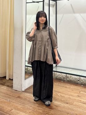 「MARCO BIANCHINI（マルコビアンチーニ）のアイテム」を使った、chihiroさん（レディース・153cm）の夏コーディネート