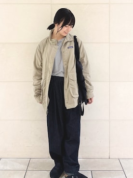 「URBAN RESEARCH DOORS（アーバンリサーチドアーズ）のアイテム（サンダル）」を使った、chihiroさん（レディース・153cm）の秋コーディネート