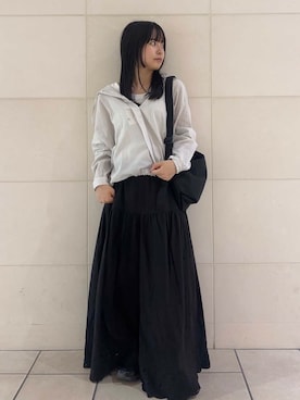 「ASICS（アシックス）のアイテム」を使った、chihiroさん（レディース・153cm）の夏コーディネート