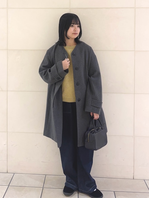 セール】FORK&SPOON ウールノーカラーコート（その他アウター