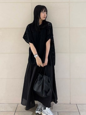 「新作」｜「アイテム（スニーカー）」を使った、chihiroさん（レディース・153cm）の夏コーディネート