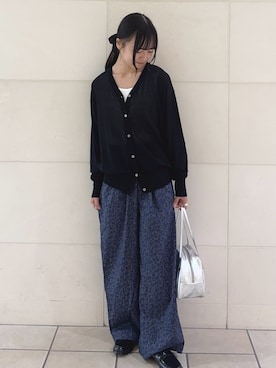 「アイテム（レインシューズ）」を使った、chihiroさん（レディース・153cm）の夏コーディネート