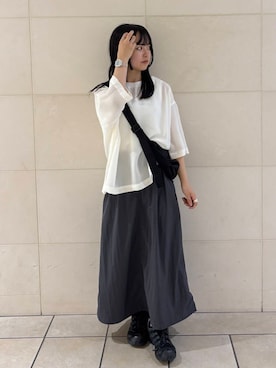 「新作」｜「アイテム（スカート）」を使った、chihiroさん（レディース・153cm）の夏コーディネート