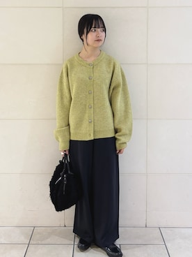 「POMTATA（ポンタタ）のPOMTATA　OTIS envan tote S（ハンドバッグ）」を使った、chihiroさん（レディース・153cm）の秋コーディネート