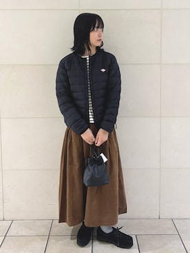 「アイテム（その他アウター）」を使った、chihiroさん（レディース・153cm）の秋コーディネート