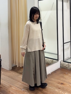 「EKAL（エカル）のアイテム」を使った、chihiroさん（レディース・153cm）の春コーディネート