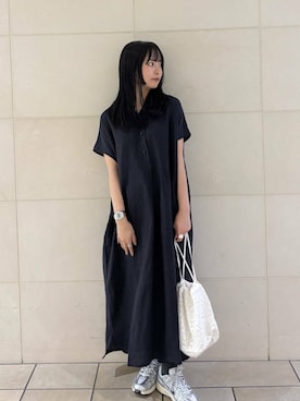 「新作」｜「アイテム（スニーカー）」を使った、chihiroさん（レディース・153cm）の夏コーディネート