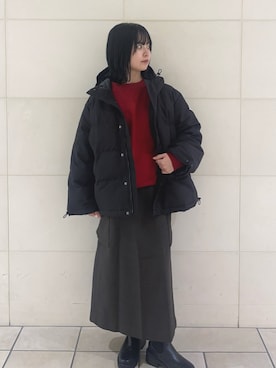 「アイテム（その他アウター）」を使った、chihiroさん（レディース・153cm）の秋コーディネート