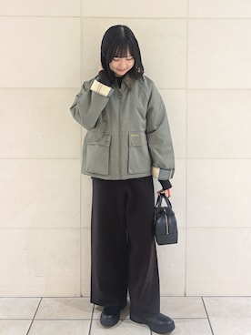 「RODE SKO（ロデスコ）のアイテム」を使った、chihiroさん（レディース・153cm）の秋コーディネート