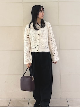 「URBAN RESEARCH DOORS（アーバンリサーチドアーズ）の2WAYスクエアショルダーバッグ（ショルダーバッグ）」を使った、chihiroさん（レディース・153cm）の夏コーディネート