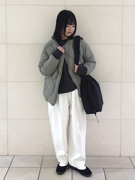 chihiroさん（レディース・153cm）の冬コーディネート