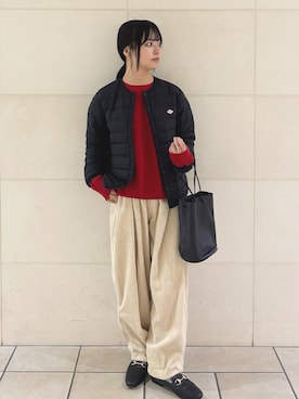 「アイテム（その他アウター）」を使った、chihiroさん（レディース・153cm）の秋コーディネート