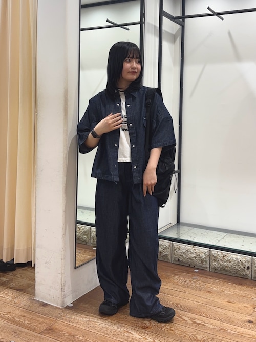 別注』Wrangler×EKAL ライトデニムワークシャツ（シャツ/ブラウス