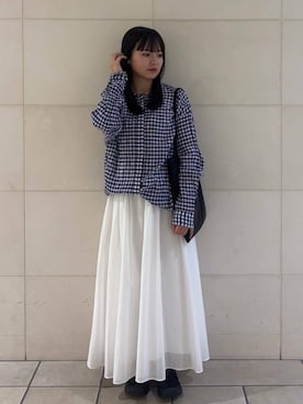 「新作」｜「アイテム（ワンピース）」を使った、chihiroさん（レディース・153cm）の夏コーディネート