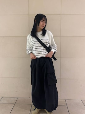 「snowpeak」｜「アイテム（ブーツ）」を使った、chihiroさん（レディース・153cm）の冬コーディネート