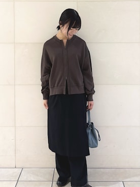 「アイテム（レインシューズ）」を使った、chihiroさん（レディース・153cm）の秋コーディネート