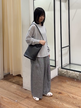 「MARCO BIANCHINI（マルコビアンチーニ）のアイテム」を使った、chihiroさん（レディース・153cm）の春コーディネート