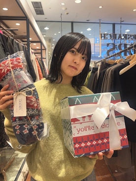 「アイテム（アンダーウェア）」を使った、chihiroさん（レディース・153cm）の冬コーディネート