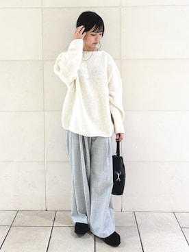 「URBAN RESEARCH DOORS（アーバンリサーチドアーズ）の2WAYスクエアショルダーバッグ（ショルダーバッグ）」を使った、chihiroさん（レディース・153cm）の秋コーディネート