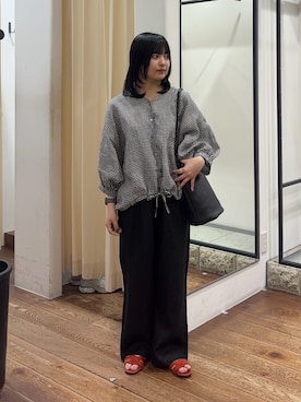 「MARCO BIANCHINI（マルコビアンチーニ）のアイテム」を使った、chihiroさん（レディース・153cm）の春コーディネート