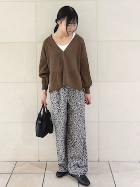 「骨格ナチュラル」｜chihiroさん（レディース・153cm）の夏コーディネート