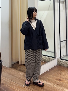 「MARCO BIANCHINI（マルコビアンチーニ）のアイテム」を使った、chihiroさん（レディース・153cm）の春コーディネート