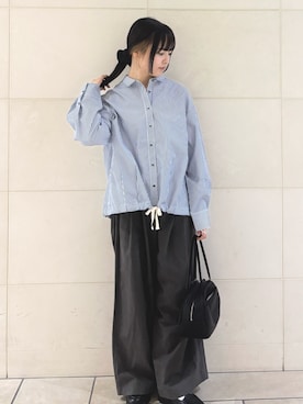 「st2508」｜「アイテム（ローファー）」を使った、chihiroさん（レディース・153cm）の秋コーディネート