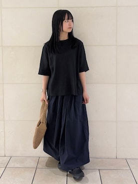 「On（オン）のアイテム」を使った、堂領千尋さん（レディース・153cm）の夏コーディネート