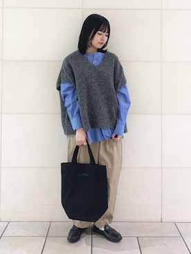 chihiroさん（レディース・153cm）の冬コーディネート