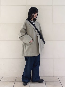 chihiroさん（レディース・153cm）の冬コーディネート