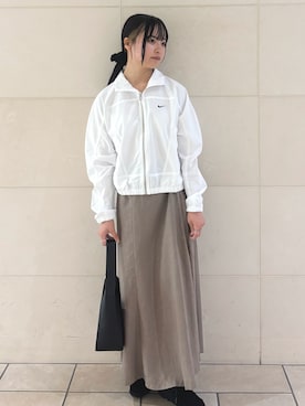 「アイテム（ブルゾン）」を使った、chihiroさん（骨格ナチュラル・レディース・153cm）の秋コーディネート