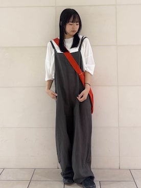 「ASICS（アシックス）のアイテム」を使った、chihiroさん（レディース・153cm）の夏コーディネート