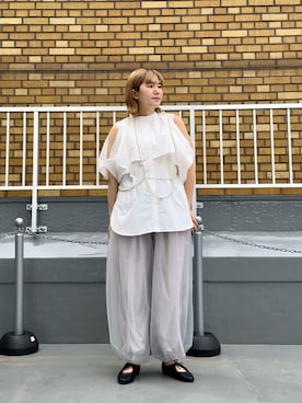 「パールアクセサリー」｜のぶさん（レディース・163cm）の春コーディネート