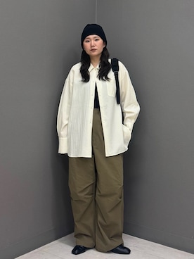 「KBF（ケイビーエフ）のアイテム」を使った、のぶさん（レディース・163cm）の春コーディネート