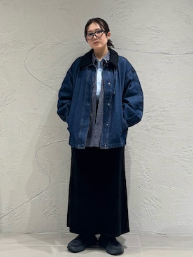 「アイテム（ブルゾン）」を使った、のぶさん（レディース・163cm）の秋コーディネート
