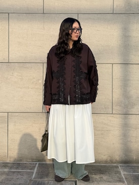 「KBF（ケイビーエフ）のアイテム（バッグ）」を使った、のぶさん（レディース・163cm）の春コーディネート