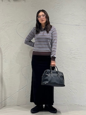 「KBF（ケイビーエフ）のアイテム」を使った、のぶさん（レディース・163cm）の秋コーディネート