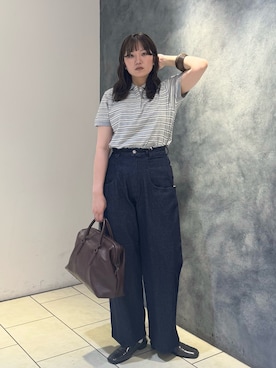 「アイテム（その他シューズ）」を使った、のぶさん（レディース・163cm）の夏コーディネート