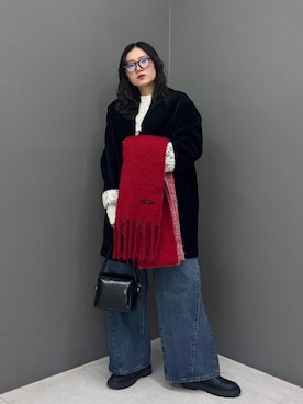 「アイテム（テーラードジャケット）」を使った、のぶさん（レディース・163cm）の冬コーディネート