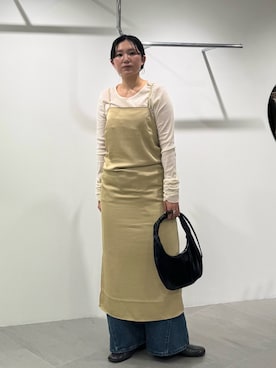「アイテム（ワンピース/ドレス）」を使った、のぶさん（レディース・163cm）の冬コーディネート