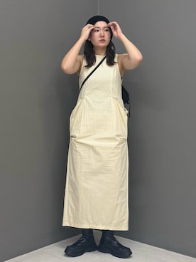 「アイテム（イヤリング）」を使った、のぶさん（レディース・163cm）の夏コーディネート