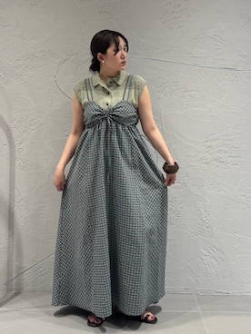 「SMELLY（スメリー）のアイテム」を使った、のぶさん（骨格ウェーブ・レディース・163cm）の夏コーディネート