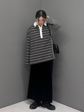 「アイテム（ブーツ）」を使った、のぶさん（レディース・163cm）の秋コーディネート