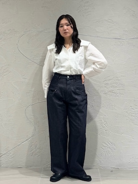 「アイテム（ブーツ）」を使った、のぶさん（レディース・163cm）の秋コーディネート