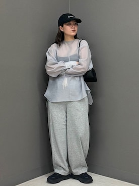 「アイテム（イヤリング）」を使った、のぶさん（レディース・163cm・20代）の夏コーディネート