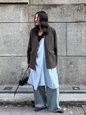 「KBF（ケイビーエフ）のアイテム（バッグ）」を使った、のぶさん（レディース・163cm）の春コーディネート