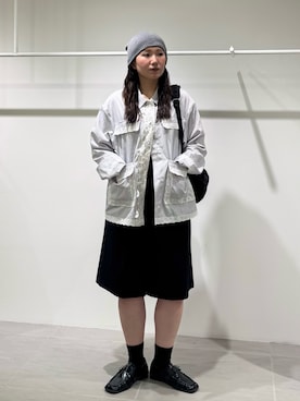 「KBF（ケイビーエフ）のアイテム（帽子）」を使った、のぶさん（レディース・163cm）の秋コーディネート