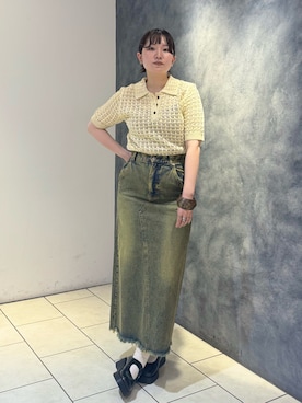 「アイテム（キャミソール）」を使った、のぶさん（レディース・163cm）の夏コーディネート